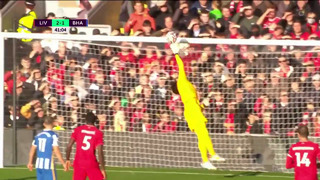 Невероятный гол Энока Мвепу в матче «Ливерпуль» – «Брайтон»