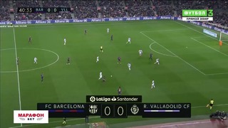 (HD) Барселона – Вальядолид | Испанская Ла Лига 2018/19 | 24-й тур