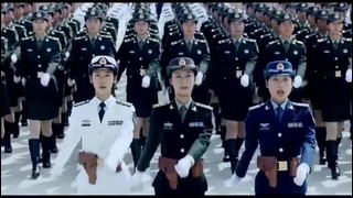 Военный парад в Пекине (КНР). Женская часть