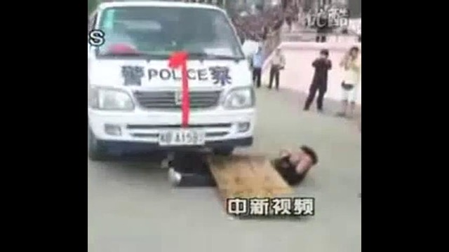 Тренировка китайской полиции