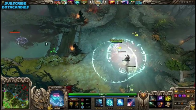 Dota 2 Meracle Storm Spirit Gameplay