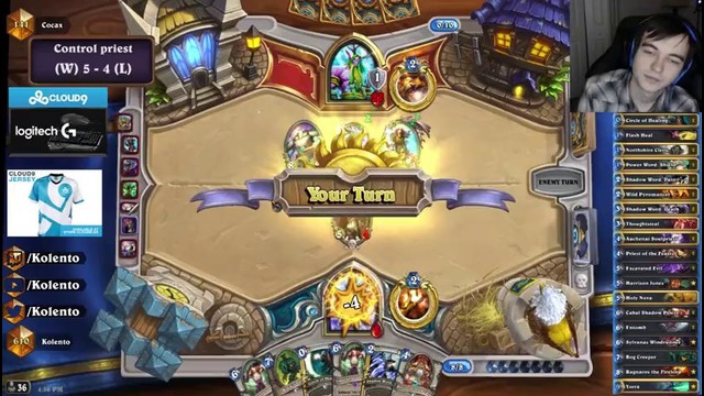 Hearthstone: Kolento – Uproot! (control priest)