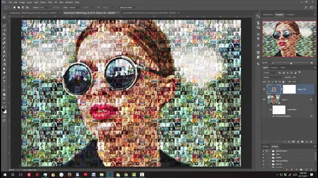 Photoshop Tutorial: How to Create Stunning, Photo Mosaic Portraits