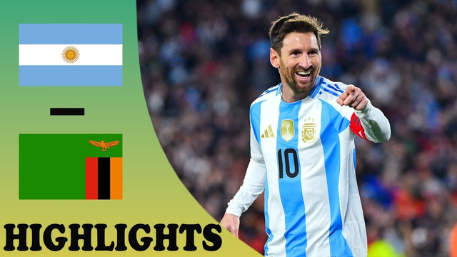 Ртоқлик ўйини. Аргентина – Замбия 5:0