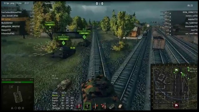 World of Tanks турнир кубок Узбекистана 1-2 финала NonStop vs TBO ч1