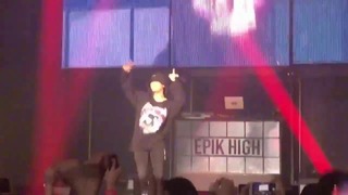 Epik High’s Tablo dancing to BTS Fire at their comeback concert