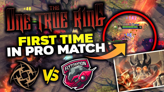 Wraith King ARCANA FIRST TIME on Pro Match | FTM vs NiP – ESL One Birmingham 2020 DOTA 2