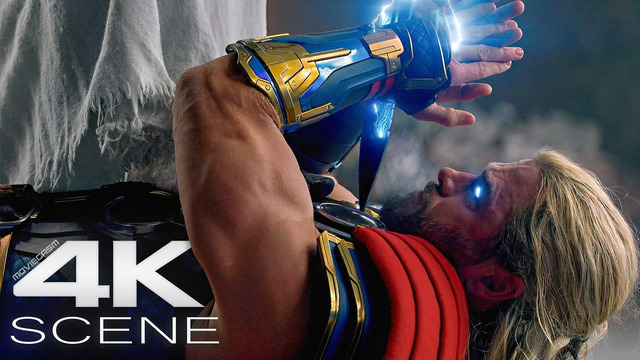 Thor Vs God Butcher (4K Blu-ray) Fight Scene | Thor 4: Love And Thunder 4K Movie Clip