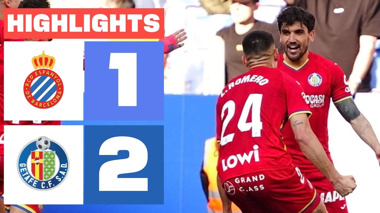 RCD ESPANYOL 1 – 2 GETAFE CF | RESUMEN LALIGA EA SPORTS - Mover.uz