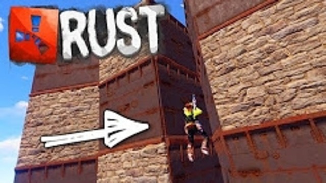 Rust – залез с помощью бага на крышу полу-мвк дома и зарейдил его