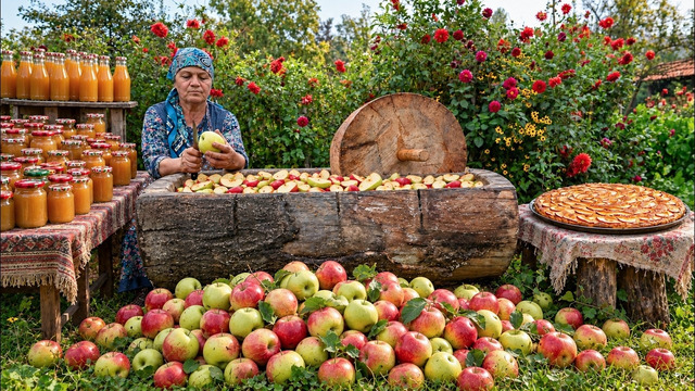 Autumn Apple Harvest | Preparing for Winter