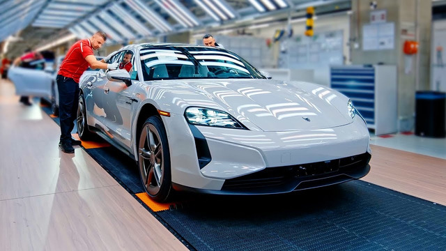 Porsche Taycan 2024 – Production Line (full process)