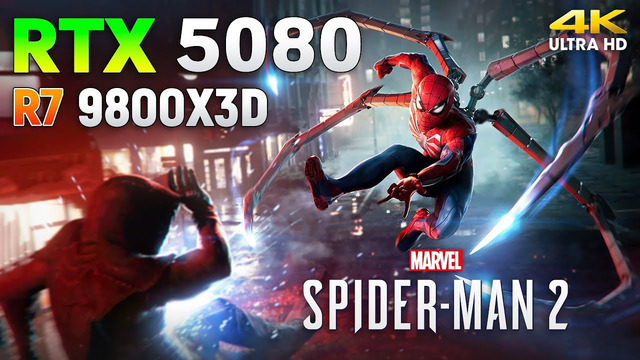 Marvel’s Spider-Man 2 – RTX 5080 + Ryzen 7 9800X3D | 4K