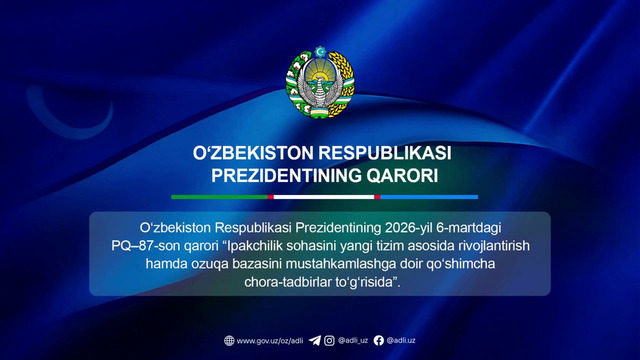 PQ–87-son qarori mazmun-mohiyati yuzasidan o‘tkazilgan audiopodkast