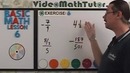 Basic Math Lesson 6 – Video Clip #2 – Types of Fractions