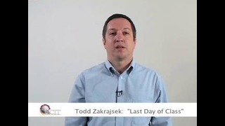 FaCIT: Last Day of Class with Todd Zakrajsek