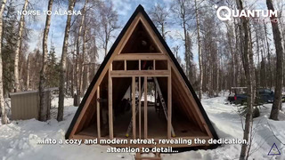 Man Builds Wood Cabin in the ALASKAN Wilderness | by @norsetoalaska