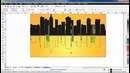 CorelDraw Урок 18. ‘‘Отражение города в воде