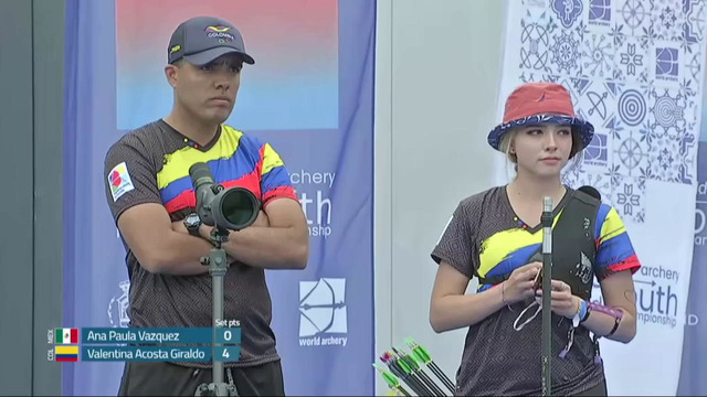 Ana P. Vazquez v Valentina A. Giraldo – recurve junior women gold – World Youth Championships 2019