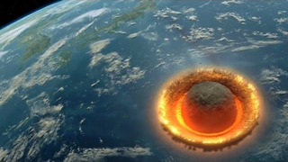 Симуляция падения гигантского астероида на Землю. Discovery Channel