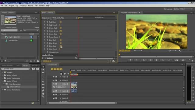 Как сделать сочные цвета в Adobe Premiere Pro