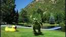 Human Zipline Slip and Slide with Pete’s Dragon! | DEVINSUPERTRAMP