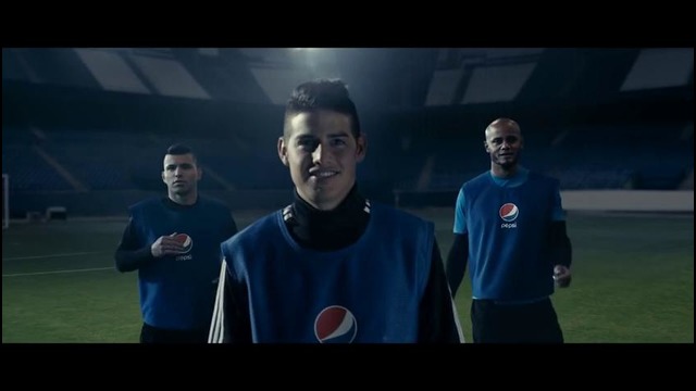 Blue Card Pepsi: James Rodríguez, Sergio Aguero, David Ge Gea, Alexis Sanchez