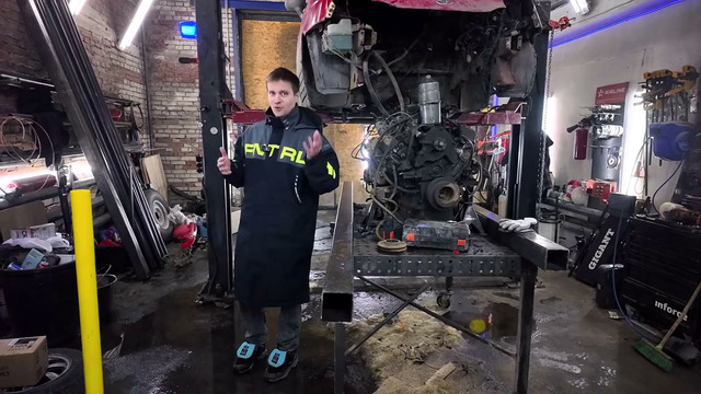 Запихнули V8 в Матиз