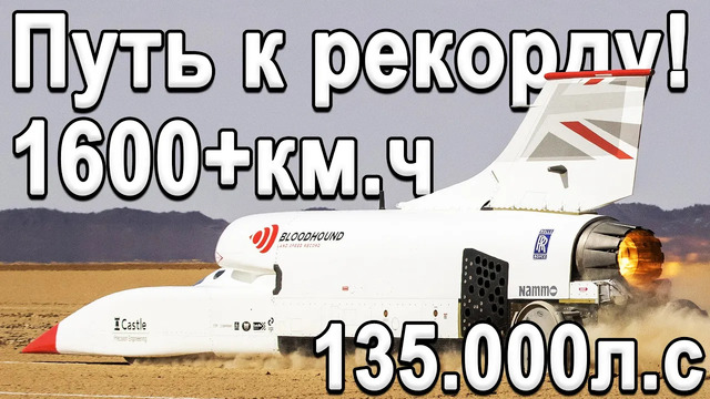 Boodhound LSR Путь к рекорду 1600+км.ч 2020