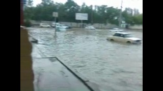 Потоп одного из районов Ташкента
