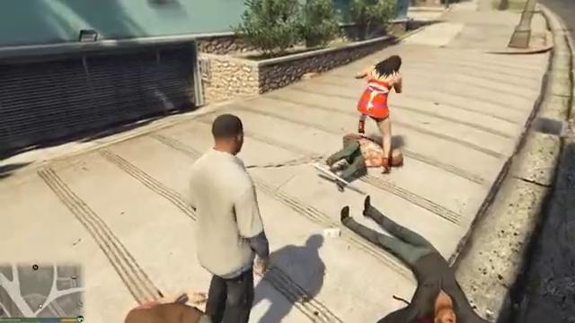 Олег Брейн GTA 5 Mods: Melee Riot – Безумные пешеходы