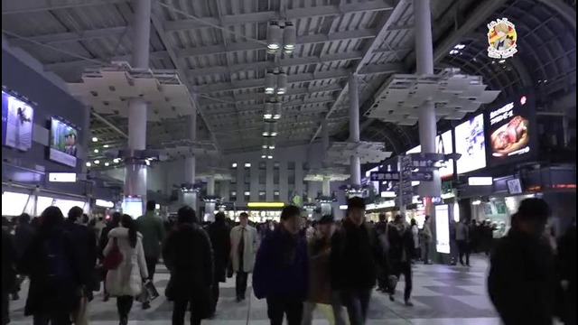 Япония. Спешащие Домой Японцы. Станция Синагава
