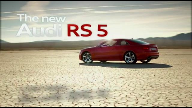 Гром в пустыне – Видеоролик обновленного купе Audi RS5