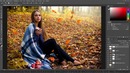 Ретушь и тонирование осенних фото в фотошопе 2017