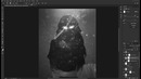 Как сделать силуэт со светящимися глазами в фотошопе(720p)