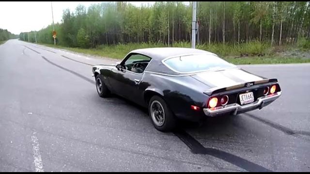 1971 Chevrolet Camaro. Second Gear Burnout