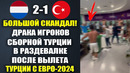 ЧТО ПРОИСХОДИЛО В РАЗДЕВАЛКЕ СБОРНОЙ ТУРЦИИ ПОСЛЕ ВЫЛЕТА С ЕВРО-2024 В МАТЧЕ НИДЕРЛАНДЫ 2-1 ТУРЦИЯ