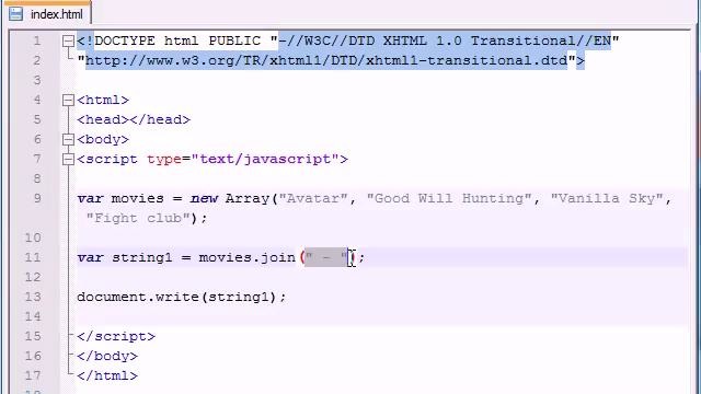 Beginner JavaScript Tutorial – 31 – join and pop