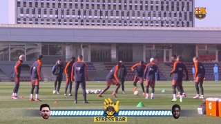 INSIDE TRAINING | Messi & Umtiti and the ‘Stress Bar