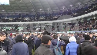 Ташкент! После матча Бунёдкор и Локомотив болельщики выбежали на поле