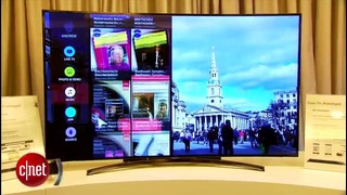 Samsung demos curved Tizen TV