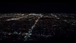 Посадка самолета ночью