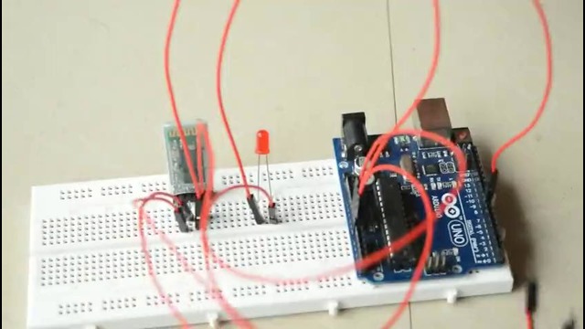 Control LED with Android – Arduino – Bluetooth tutorial – YouTube