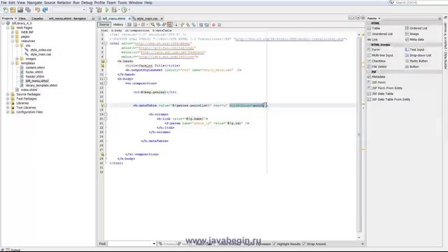 33 – Java EE. Facelets. Разбор дз