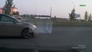 Авария с переворотом в Омске 22 09 2014