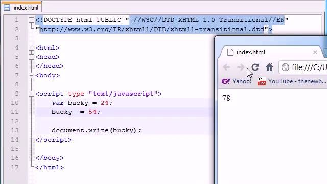 Beginner JavaScript Tutorial – 13 – Assignment Operators