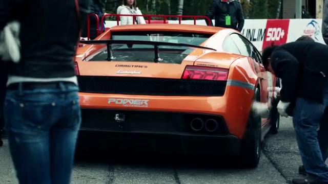 UNLIM 500+ Lamborghini on fire — Top Speed Record on one mile