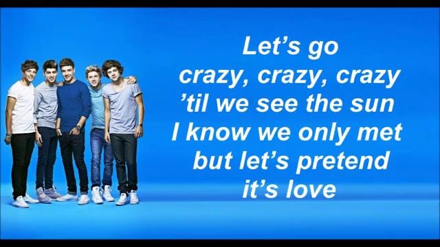 One Direction – Live While We’re Young (Lyrics)