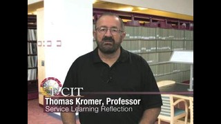 FaCIT: Service Learning Reflection with Thomas Kromer