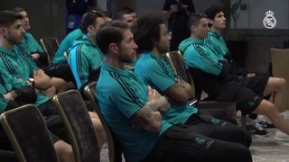 Игроки Реала посмотрели Жеребьевку ЛЧ